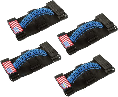 Miniatura 24 de Savadicar 2 x Asas de Agarre para Barra Antivuelco Manijas de Agarre para Jeep Wrangler YJ TJ JK JL y Gladiator JT 1987-2023, UTV, ATV, Accesorios