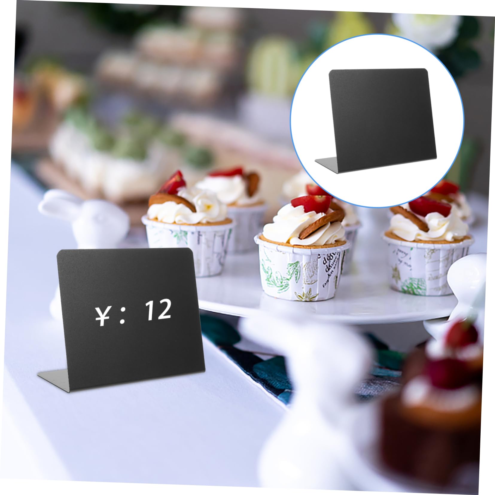 4 Set Lavagne Cancellabili per Tavolo Scrivibili con Penne per Segnalazione Dessert e Memo Struttura Resistente