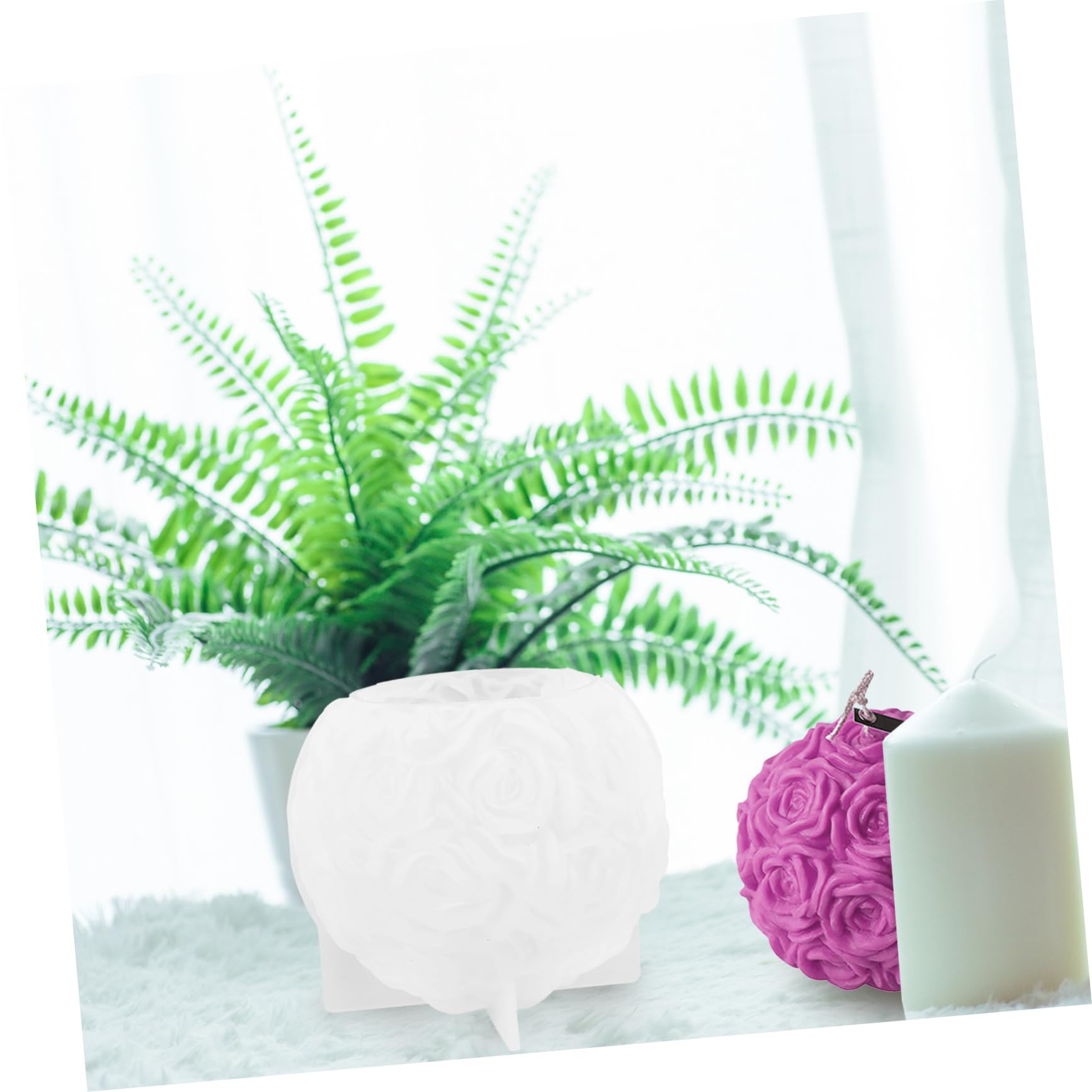 TEHAUX 4piezas Molde De Para Aromáticas Molde Para Decoración De Flexible y Reutilizable Para Creación De Personalizadas