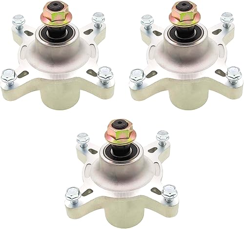 q&p 3 Pieces Spindle Assembly Bracket Replaces 117-7267 117-7439 285-923 14311 117-7268 Fits 42" 50" Timecutter 2011 SS5000 SS4200 MX5000 Models
