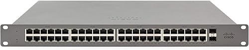 Meraki Go by Cisco  48 Port Network Switch  Cloud Managed  GS110-48-HW-US