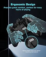 Vista 5 de AOLION - Paletas de control para controlador Xbox Series S X, paletas AOLION Xbox con función de memoria2 botones traseros de metal de programación