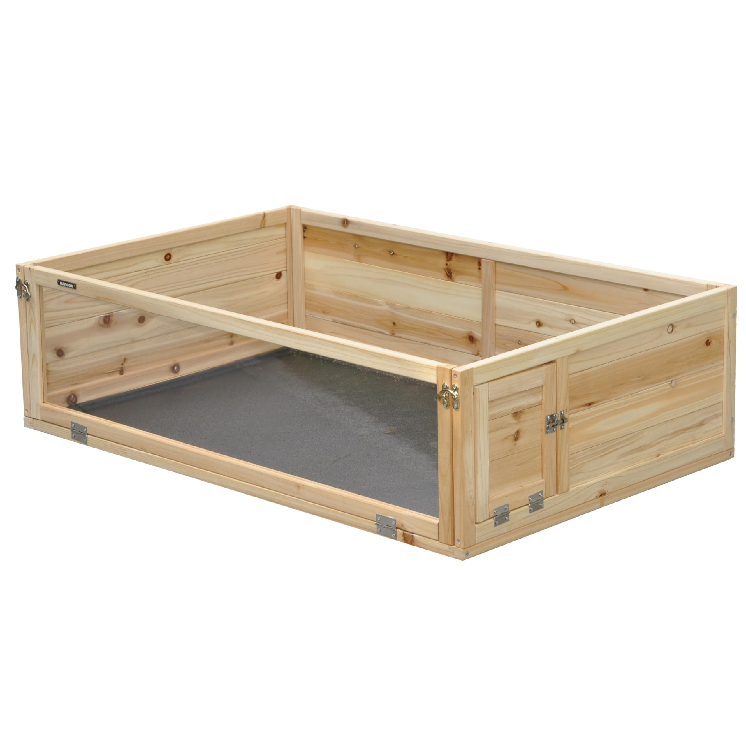 Indoor Freilaufgehege Freigehege Auslauf für Kleintiere, Meerschweinchen, Hamster - Natur - 110x70x30 cm