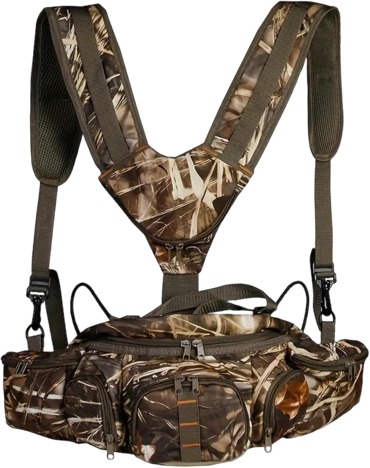 Hunting Fanny Pack for Men Removable Shoulder Strap Hunting Waist Pack with Multiple Pockets Hunter Backpack for Outdoor Activities