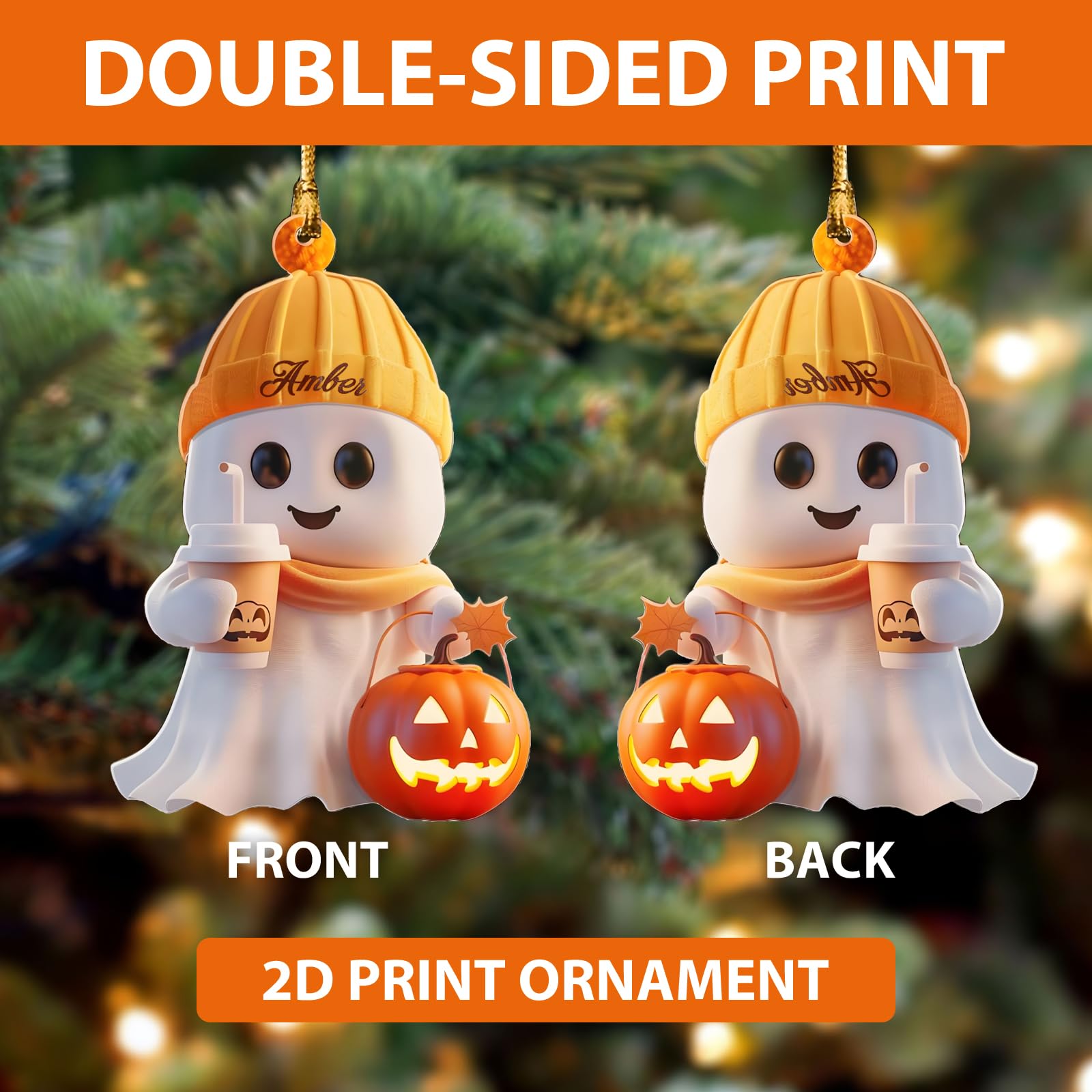 Amazon.com: Halloween Ornaments Tree Decorations, Personalised