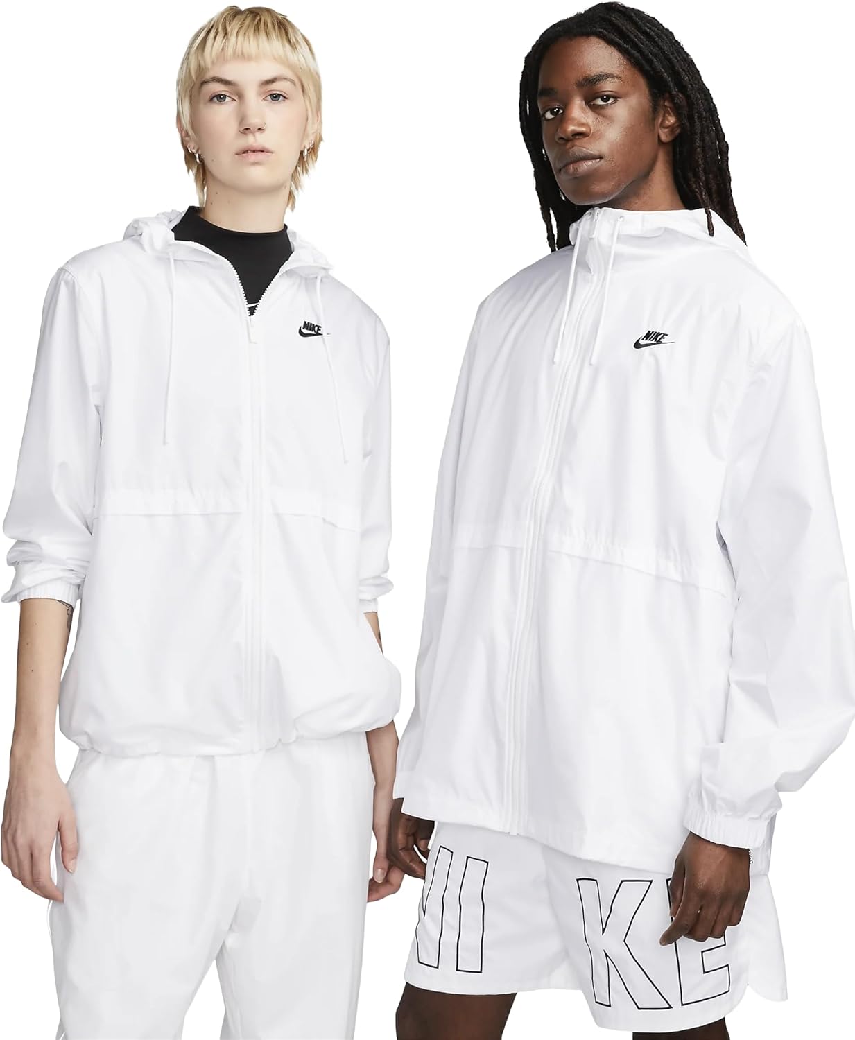 Nike Sportswear Essential Repel Women's Woven Jacket, WHITE, SMALL