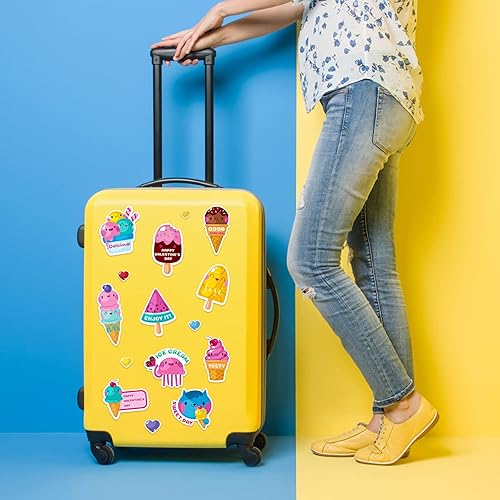 Miniatura 4 de JUESMOS Calcomanías de San Valentín para niños 408 calcomanías de helado de amor para adolescentes y niñas decoraciones de fiesta para el día de San