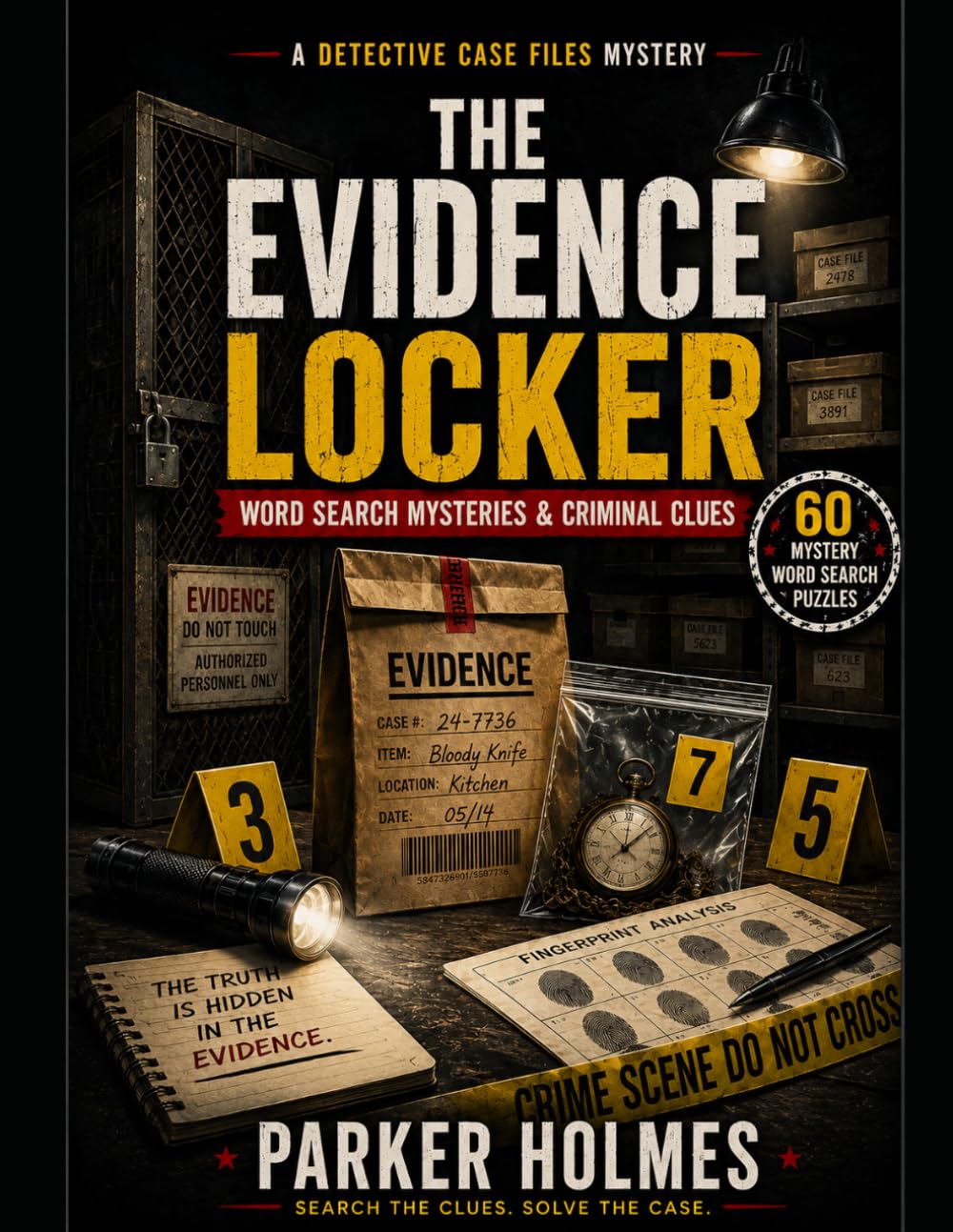 The Evidence Locker: Word Search Mysteries & Criminal Clues