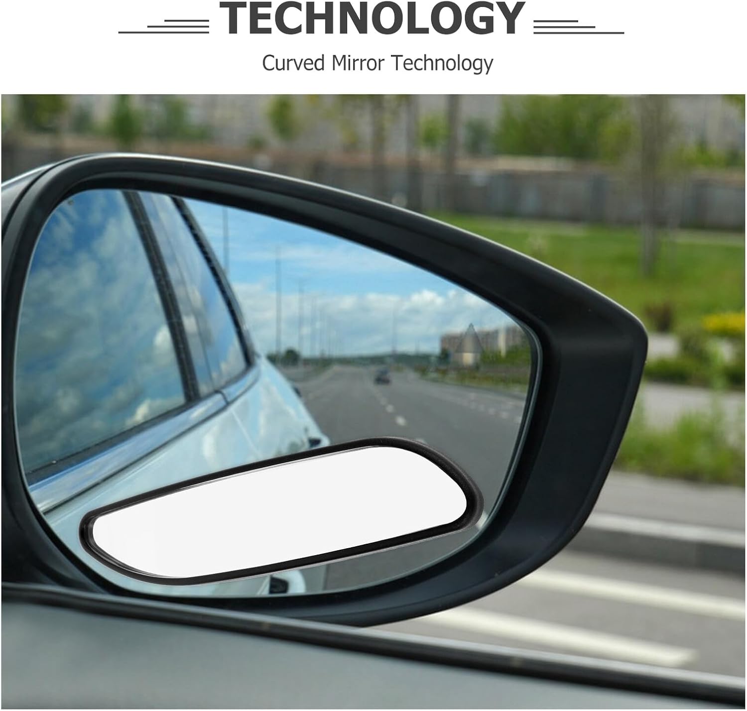 Adjustable Car Blind Spot Rearview Mirror 2pcs Convex Auxiliary Side View Mirrors for Suvs and Cars
