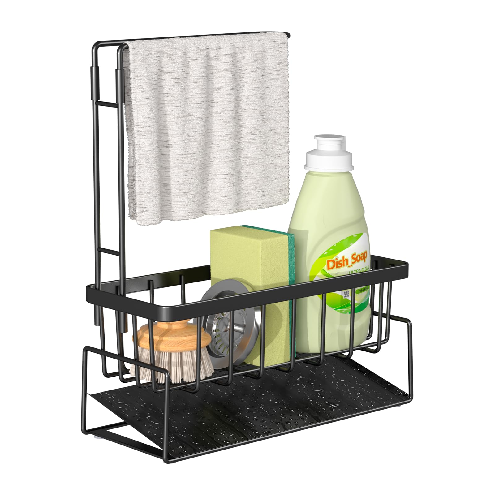 ViviDreamore Organizer kuchenny – organizer do zlewu ze stali nierdzewnej (1)