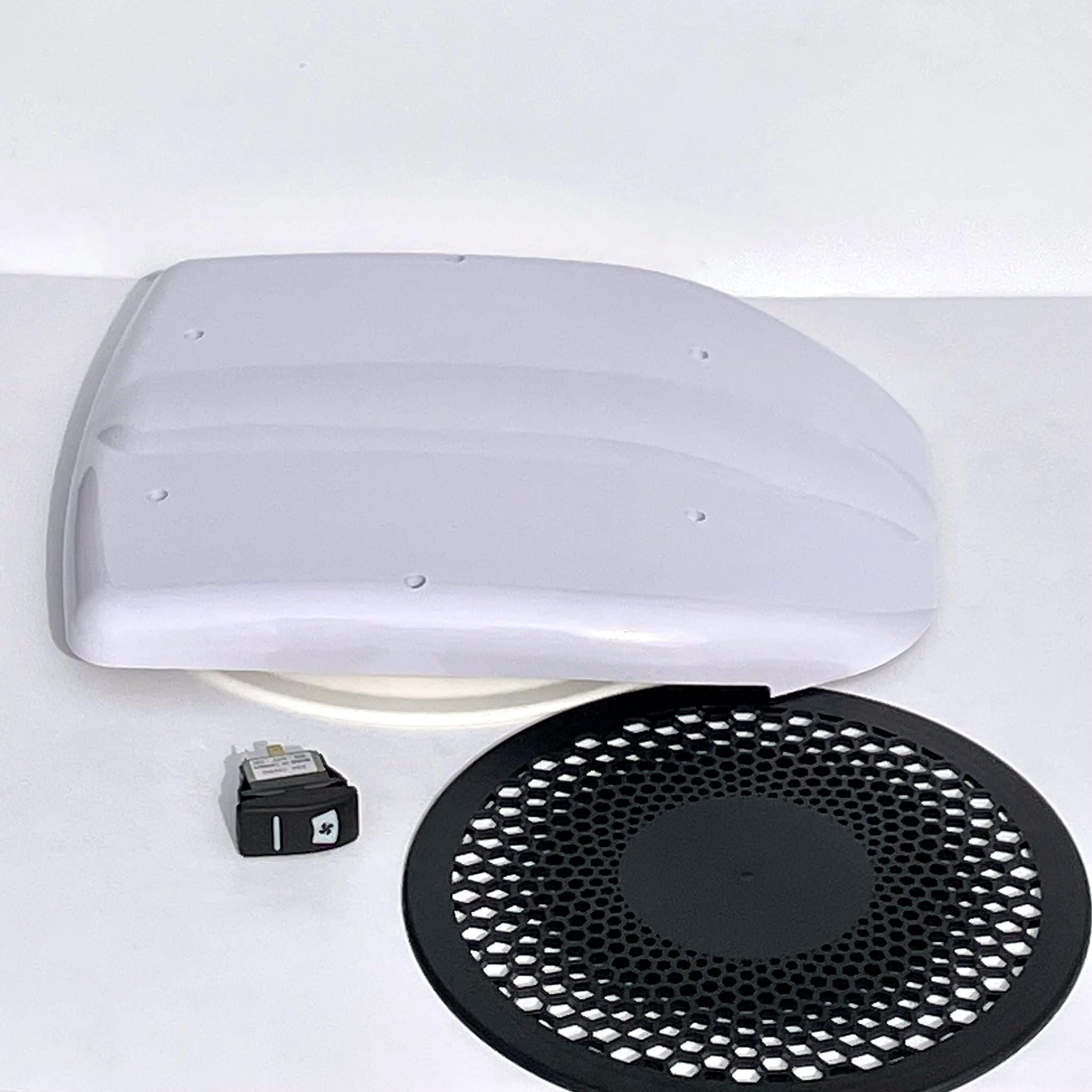 évent Toit Van Blanc 80mm Ventilateur De Toit Rotatif Pour Van - Profil