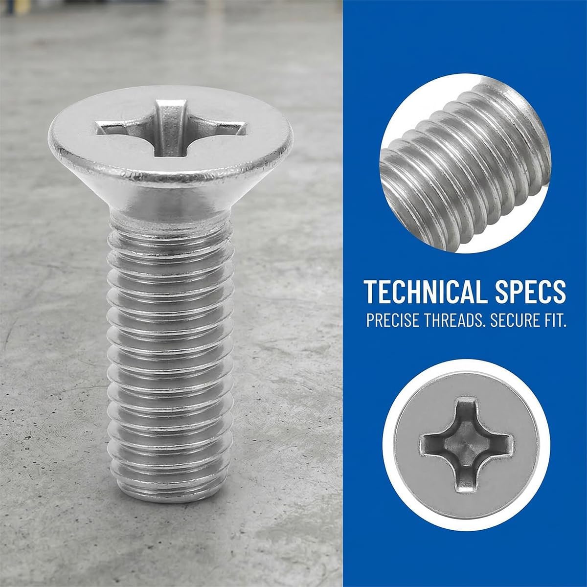 16PCS Car Brake Disc Rotor Screws, Stainless Steel Vehicle Front and Rear Brake Retaining Screws Kit, Automotive Replacement Accessories, Replace OEM# 93600-06014-0H