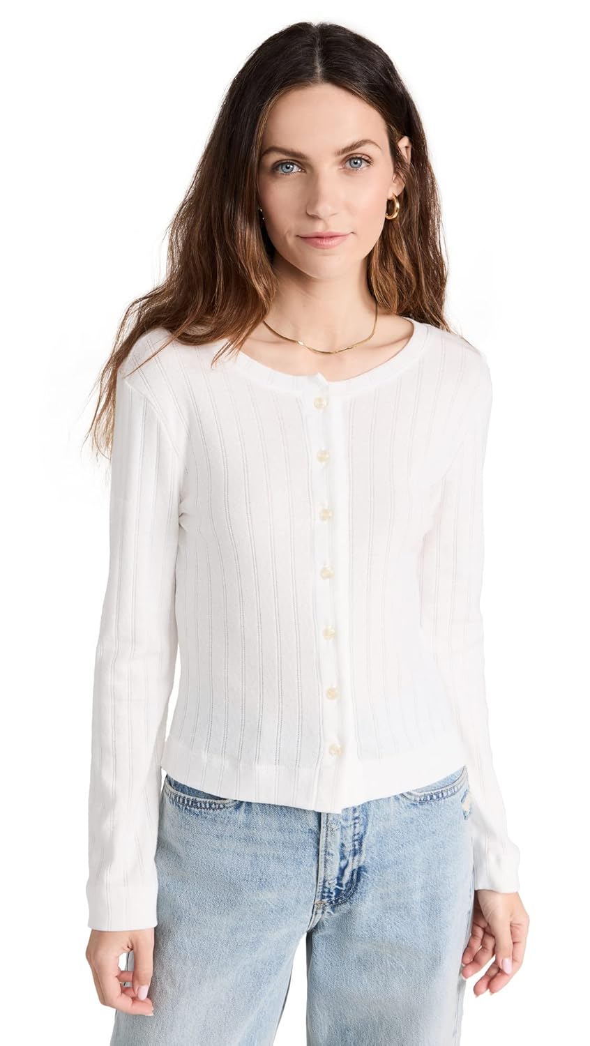 Leset Womens Classic Cardigan