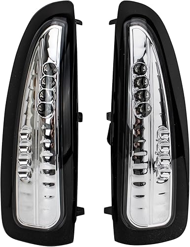 TRQ Juego de señales de giro para espejo derecho compatible con Ford F-250 F-350 Super Duty 2003-2007