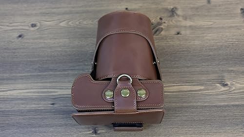 Miniatura 5 de BolinUS - Funda de piel sintética hecha a mano para cámara de Fujifilm Fuji X-T5 XT5 con lente de 0.630-3.150 in versión de apertura inferior +