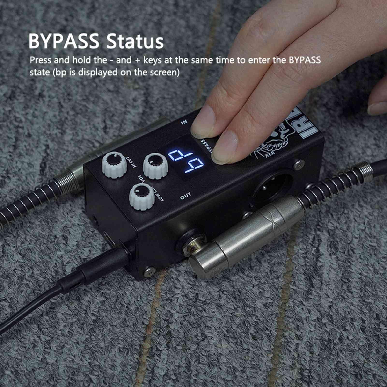 Luocute Pedał Efektów Gitarowych, 9 Możliwości Wyboru brzmień Pedał Efektów Analogowych z True Bypass i Interfejsem 6,35 Mm, do Gitary Elektrycznej i Basu