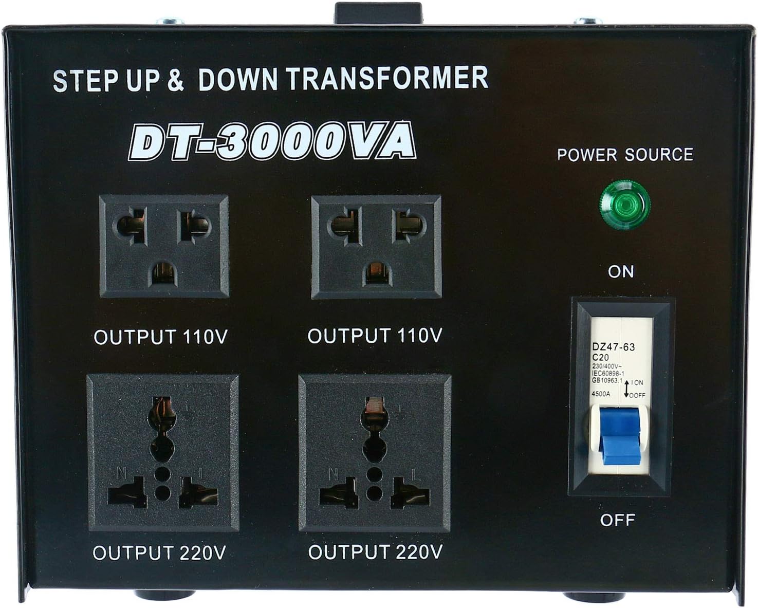 Buy YaeCCC 3000VA Voltage Transformer Power Converter 110V/220V Converter ACAC 3000VA Online at