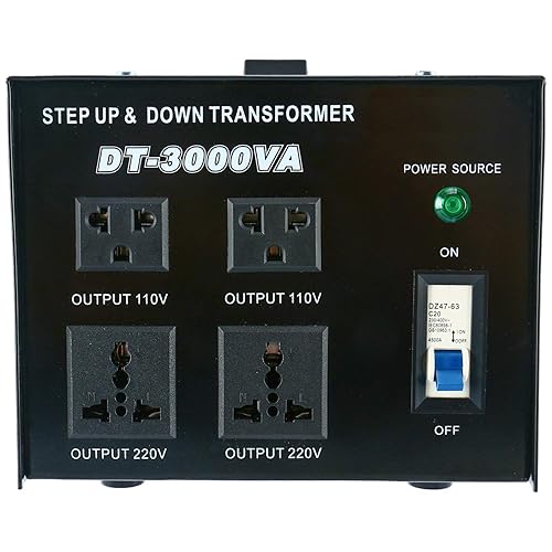 Miniatura 9 de YaeCCC Transformador de voltaje 3000VA Convertidor de potencia 110V220V Convertidor AC-AC 3000VA