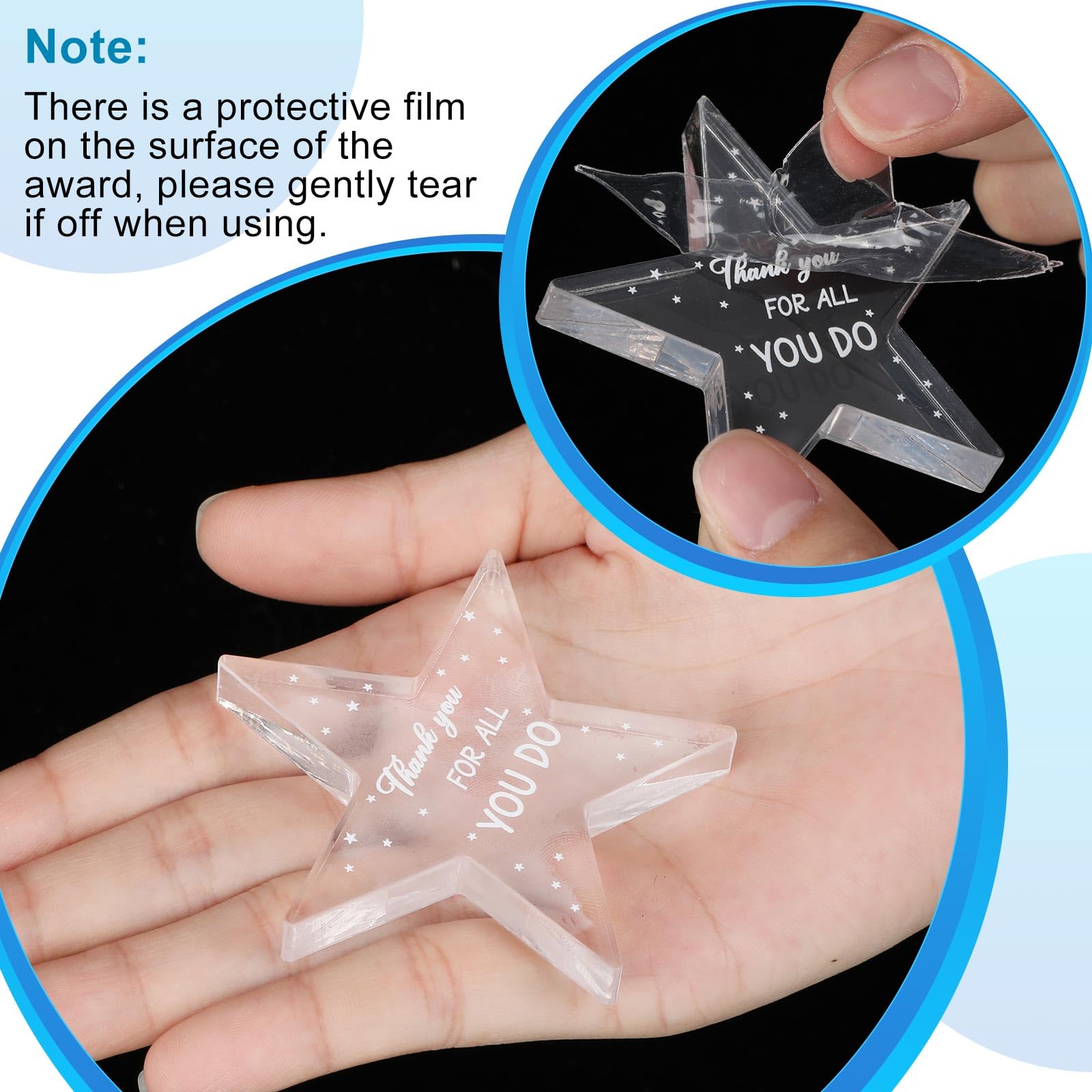 24 Pcs Funny Employee Appreciation Awards Gifts Bulk Little Clear Acrylic Reward Colleagues Medallions Motivational Trophy Gifts For Employee Coworker Staff Teacher Nurse Office Team P 407409353