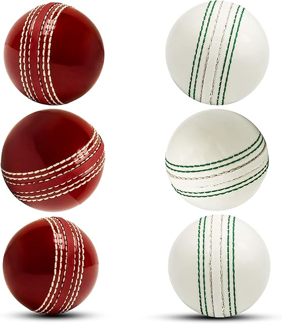 Soft & Safe Cricket Ball Rubber for Training, Coaching, Practice Excellent Bounce with Durable Traditional Seams Stitched deal for Indoor & Outdoor Skills Junior Kids Youth