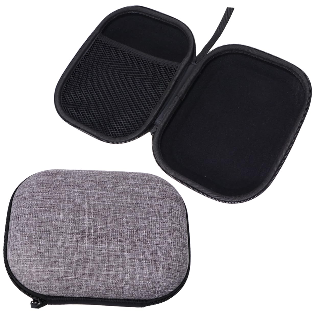 Hemobllo 3piezas Funda De Almacenamiento para Auriculares Organizador De Auriculares Estuche De Viaje Compatible De Protección De Algodón y Lino