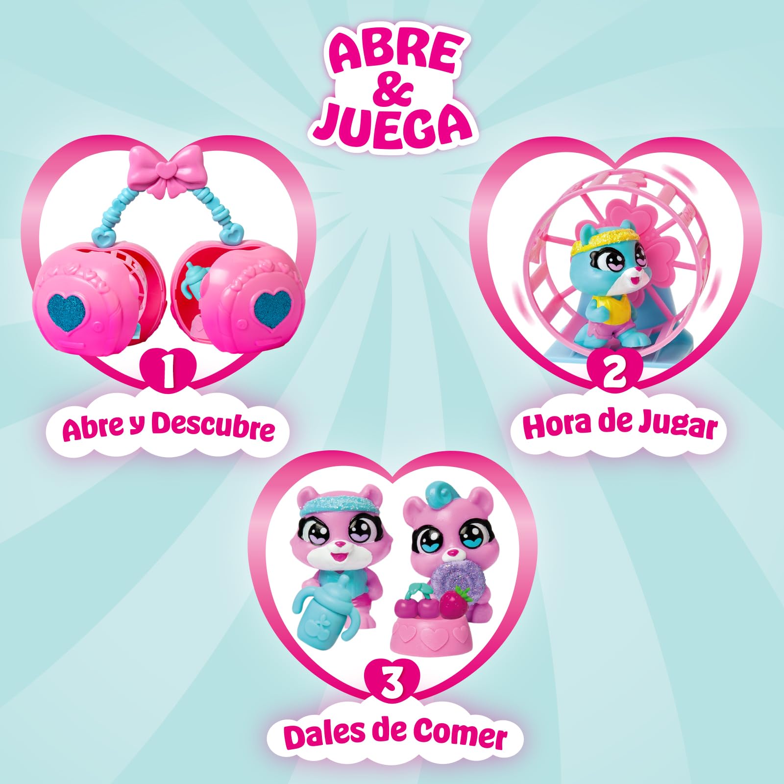 Cherry Pets – Cherry House Hamster Twins. Casita en Forma de Cereza: Incluye 1 Cherry House, 2 Gemelos exclusivos y 5 Accesorios — view 5