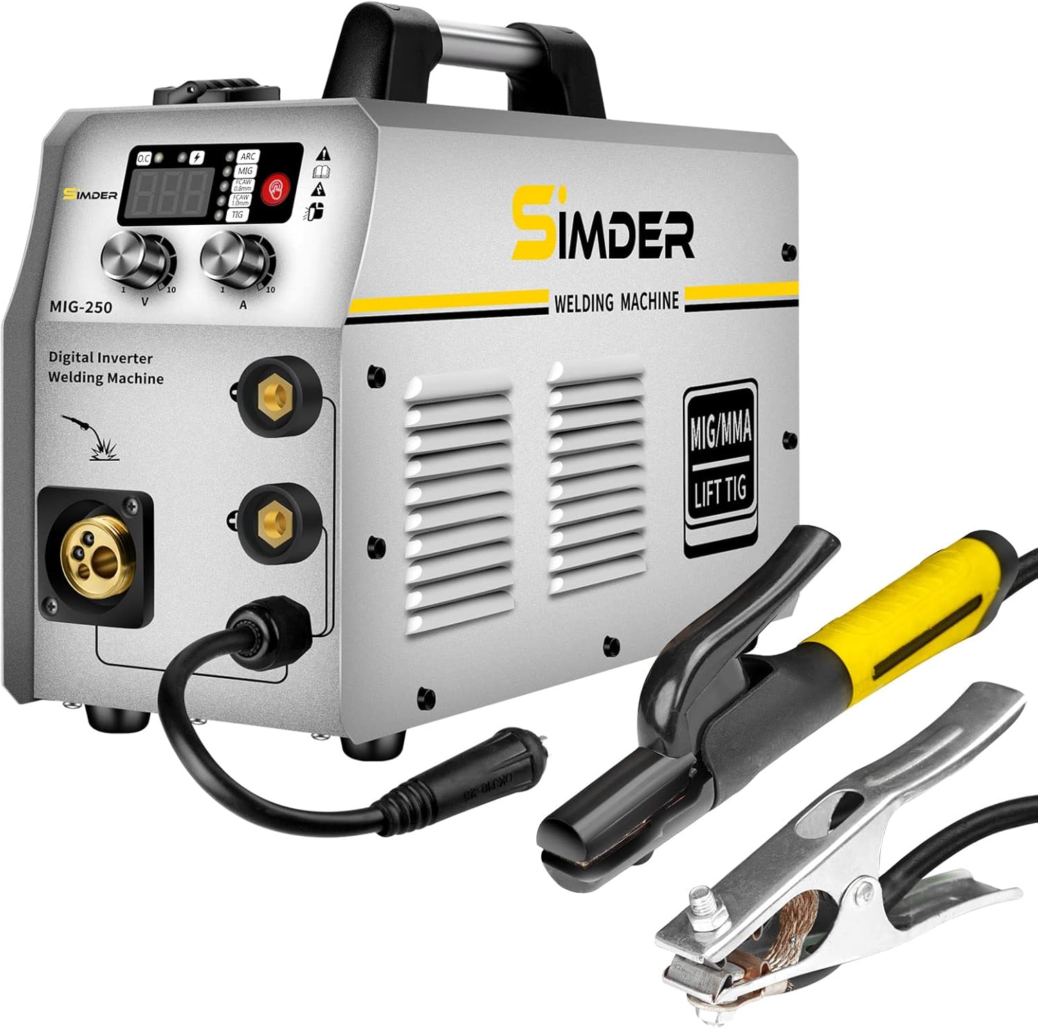 SSIMDER MIG Welder 250 Gas Gasless MIG Welding Machine & SSIMDER