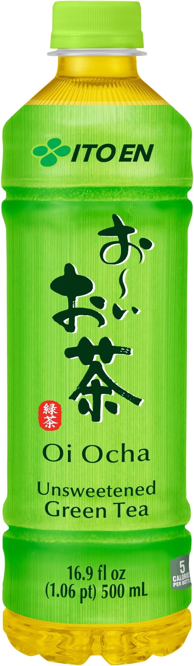 Tea Oi Ocha Green Tea, Unsweetened, 16.9 Ounce (Pack of 12)