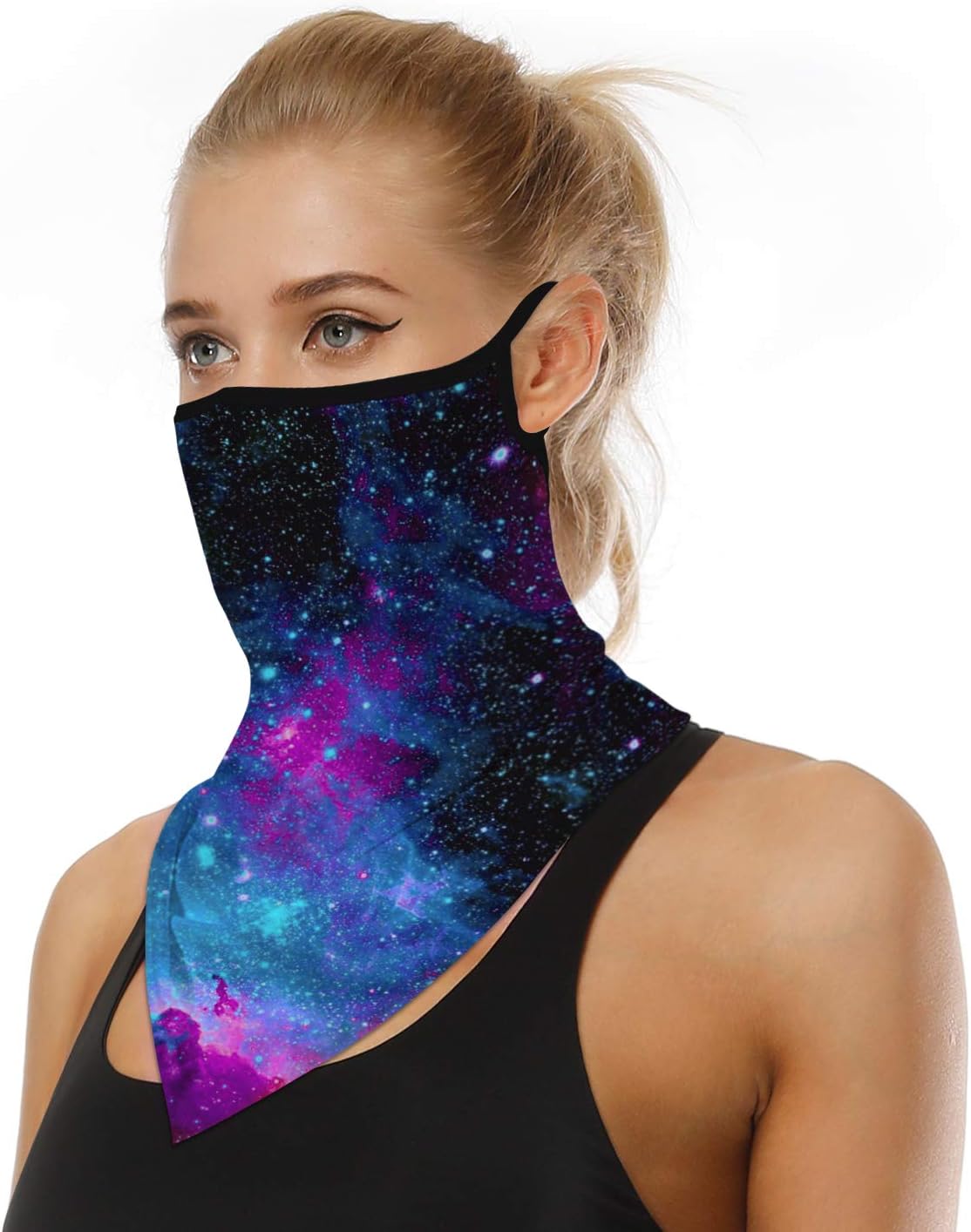 ZCBRISKEar Hangers Face Mask Seamless Bandanas Headband Scarf Neck Gaiter Sun UV Wind Protection Earhook Balaclava