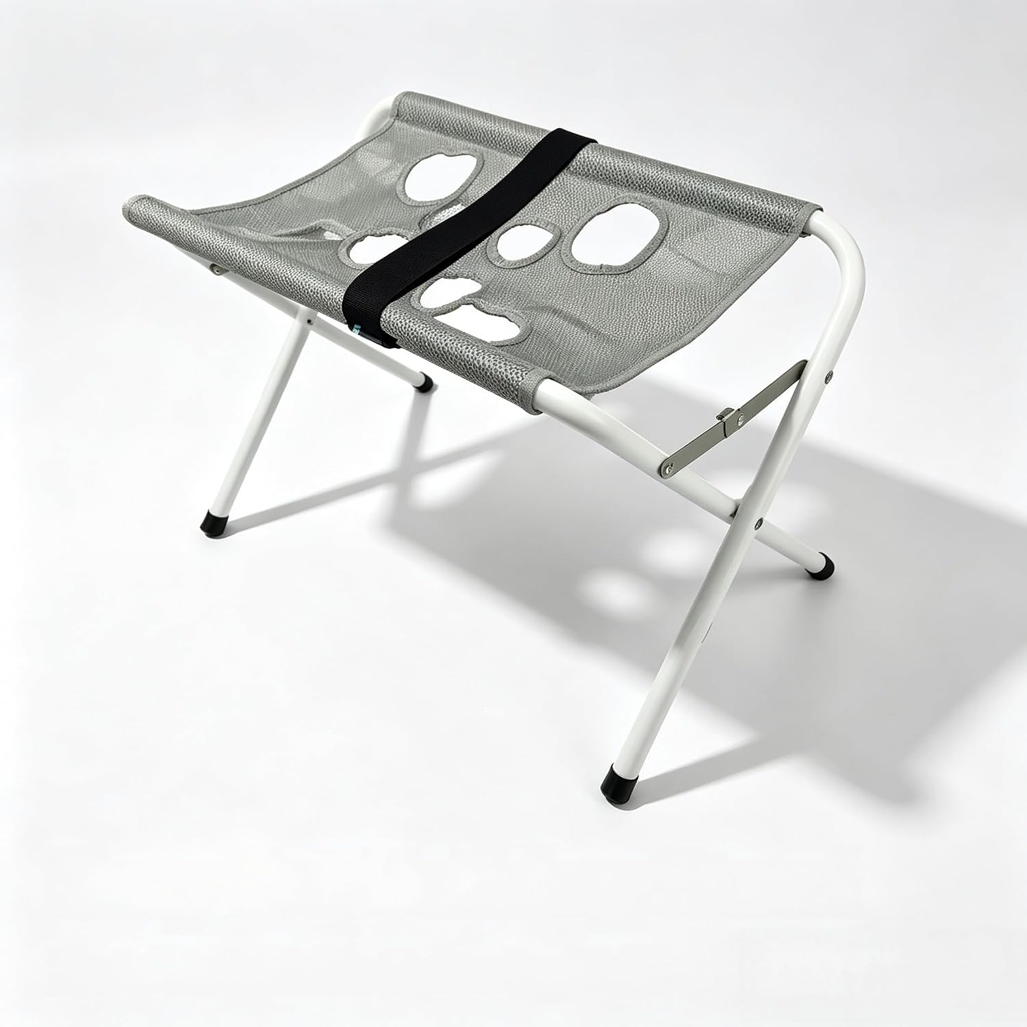 Pet Grooming Hammock Stand, Folding Bath Support for Small Dogs (grey)