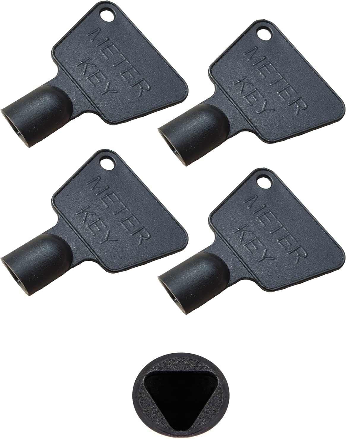 Gas Meter Box Key [4 Pack] Triangle Key Electric Box Key Utility