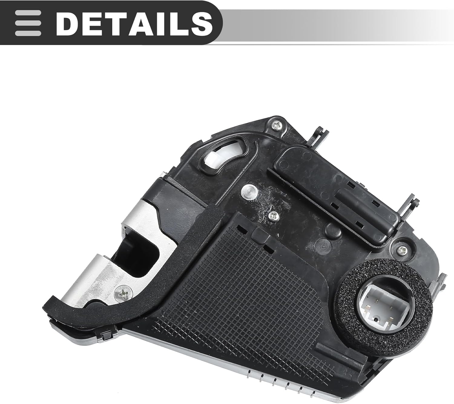 Motoforti Rear Right Passenger Side Power Door Lock Actuator Motor, Door Lock Actuator, for Toyota Prius 2006-2012, Plastic Metal, 69050-47041, Black