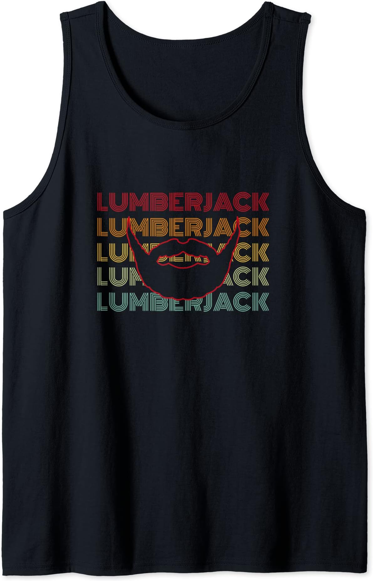 Retro Lumberjack Chain Arborist Tree Felling Logging Logger Tank Top