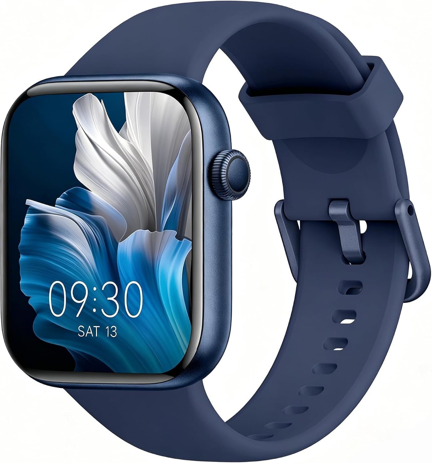 Smart Watch for Men Women, Bluetooth Calling, 1.85" HD Touch Screen Fitness Tracker, 140+ Sports Modes, Heart Rate Sleep Monitor, DIY Dial, IP68 Waterproof, Compatible with Android & iOS(Deep Blue)
