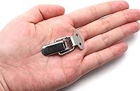 Vista 9 de Pestillo de palanca de resorte mini tamaño Pestillo de caja de herramientas de 44mm/1.73" de longitud - Paquete de 10