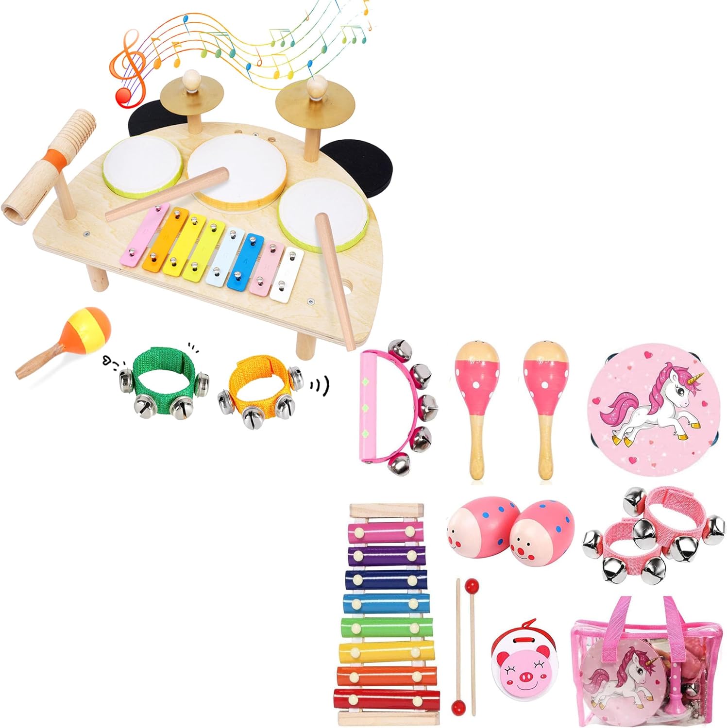 Baby Musical Toys, Montessori Toys, Kids Drum Set
