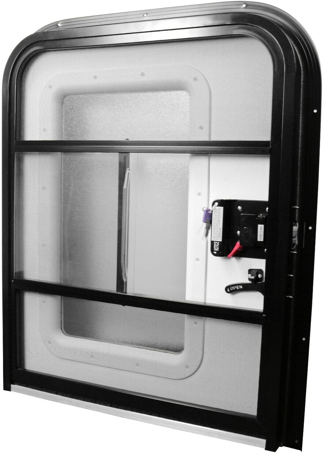 G5A34TD26X32RHB RV Camper Teardrop Passenger Side Trailer Entry Door 26" x 32" G5A34-TD26X32RH-B