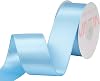 VATIN Blue Satin Wired Ribbon 1-12 Blue Satin Wired Ribbon for Gift Wrapping Decoration Crafts Home Decor -Continous 10 Yards