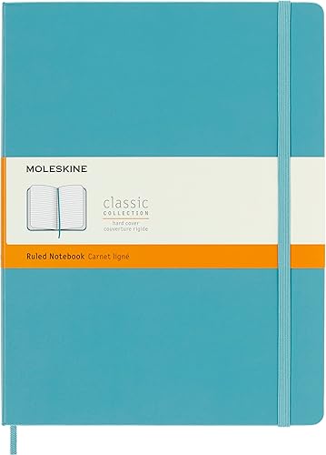 Miniatura 13 de Moleskine Cuaderno clásico, grande, liso, verde limón, tapa dura (5 x 8.25)