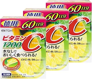 井藤漢方製薬 ビタミンCサプリメント【ビタミンC1200 約60日分】×3個