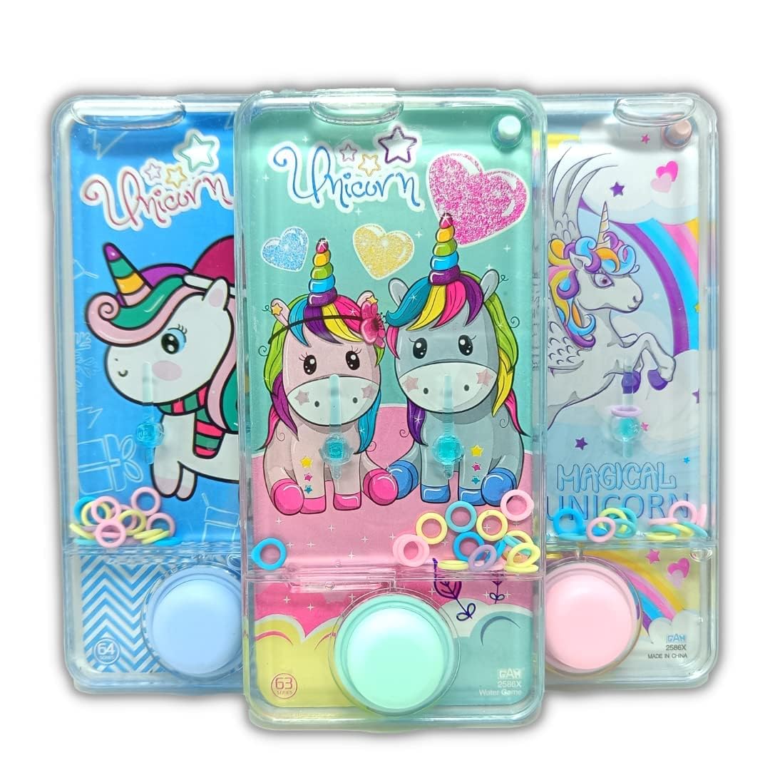 SHAKTISM Unicorn Water Game Water Bubble Ring Toss Anxiety Toys Aqua Toys Travel Family Games Ideal Gift for Kids Boys and Girls Kids Unicorn Water Game - Pack of 1Pc (B0DHVMQTM6) Amazon Price History, Amazon Price Tracker