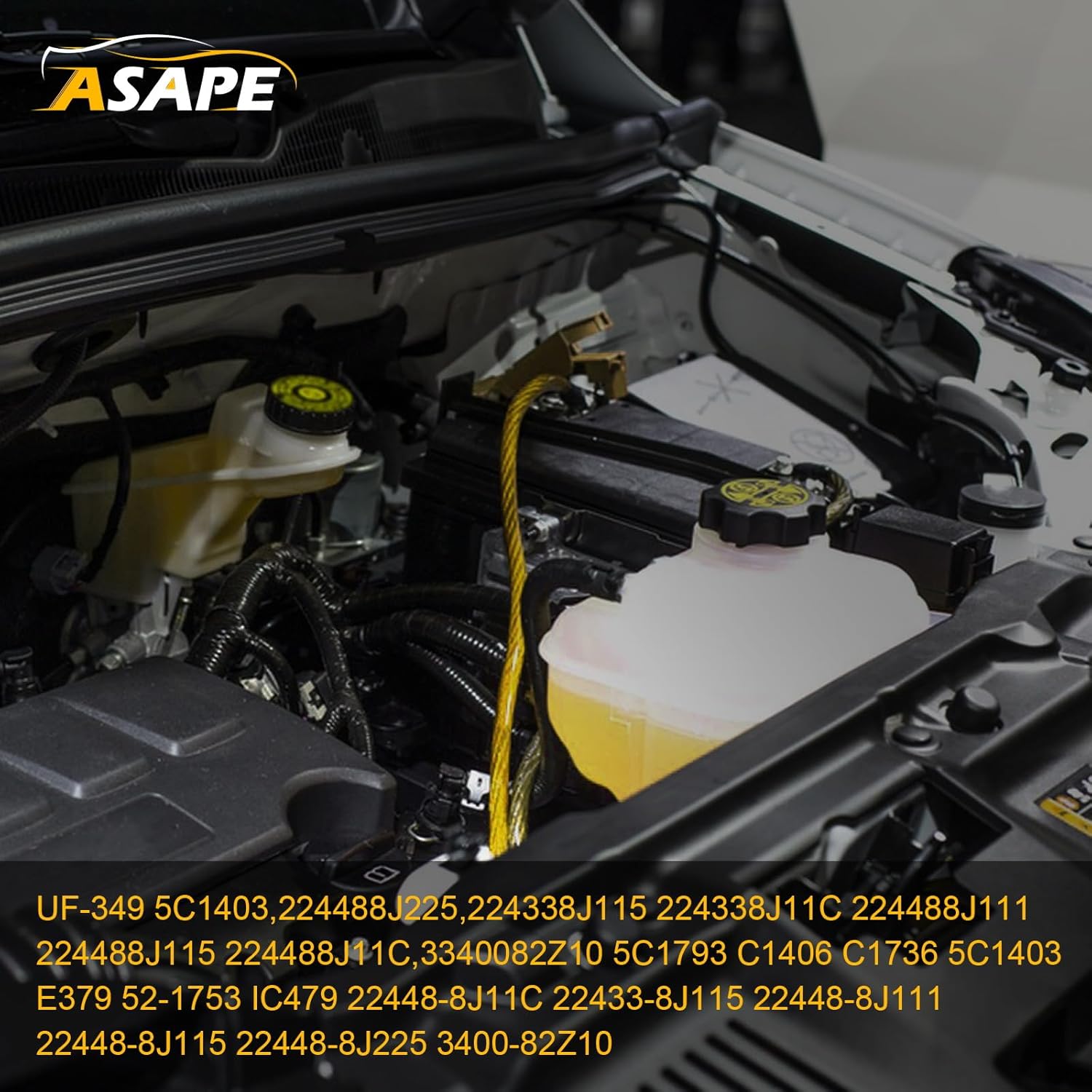 ASAPE UF-349 6PCS Ignition Coil with Spark Plug Fit for 2002-2004 for Infiniti I35 3.5L 2002-2008 for Nissan Maxima 3.5L 2003-2007 for Nissan Murano 3.5L 2002-2006 for Nissan Altima 3.5L