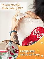 Vista 2 de 85" × 118" Tela Grande de Copetudo Superpuesto con Líneas Marcadas - Tela Principal de Monje para Aguja de Perforación de Copetudo para Pistola