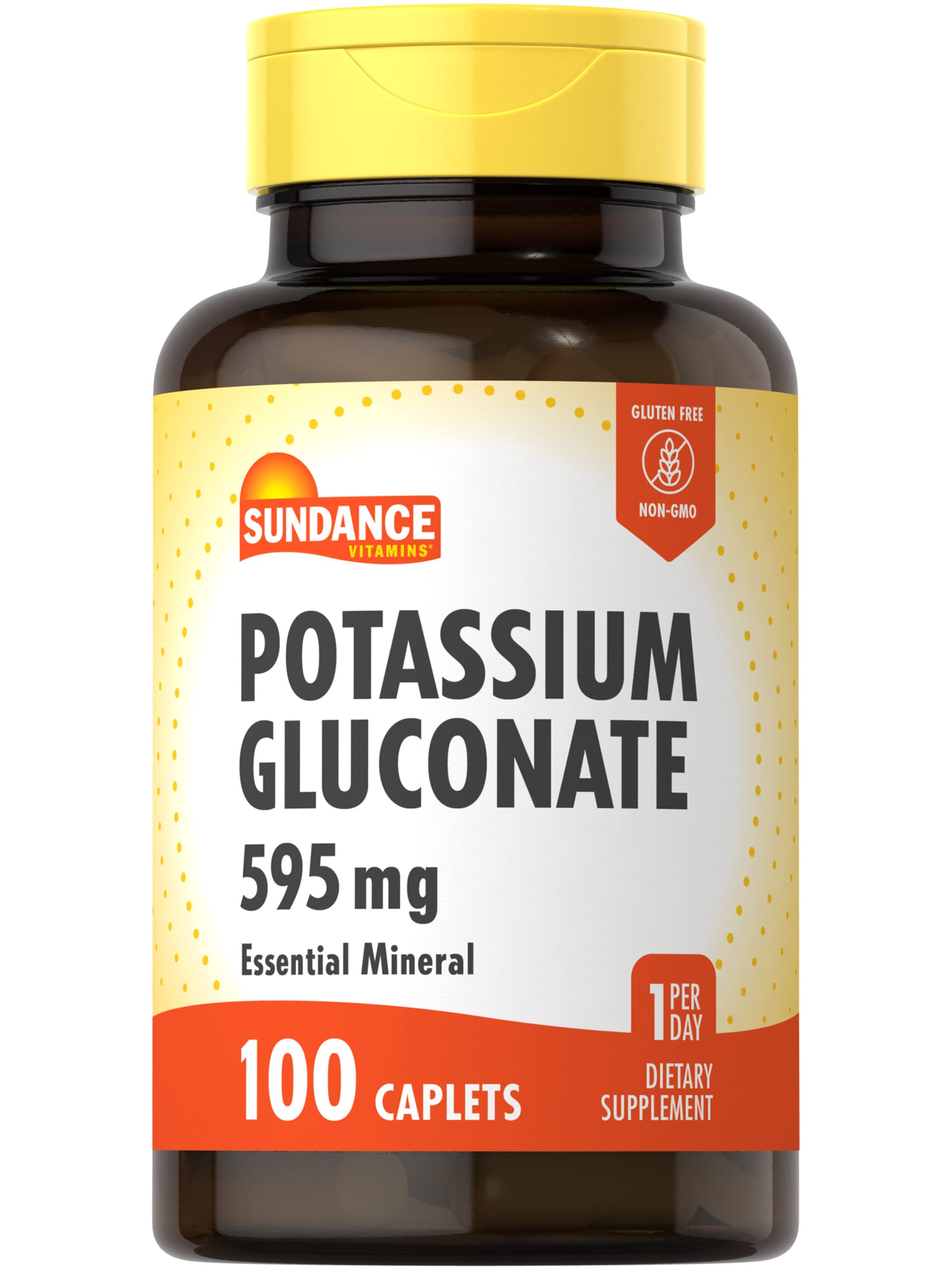 Sundance Potassium Gluconate 595mg | 100 Count