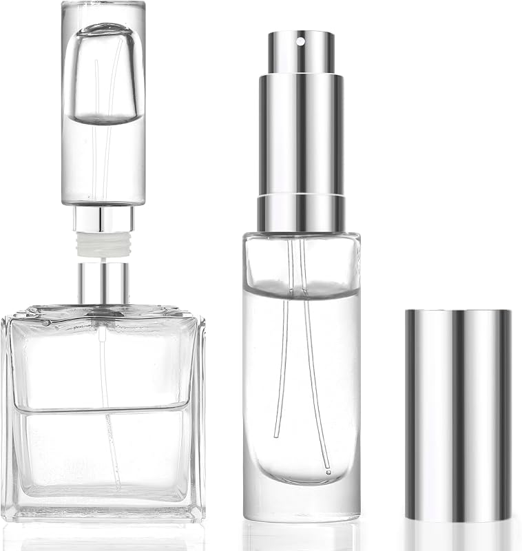 MUB Frasco Atomizador Recarregável para Perfume, Vidro e Alumínio, 10 mL, T001