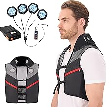 Peltier Vest, Maximum -28°C, 30,000mAh Battery, Peltier Element, Peltier Cooling Vest, Neck Cooler, Peltier Cooling Vest, Neck Cooling Vest, 6 Adjustable Levels, Dual Use for Cold and Hot