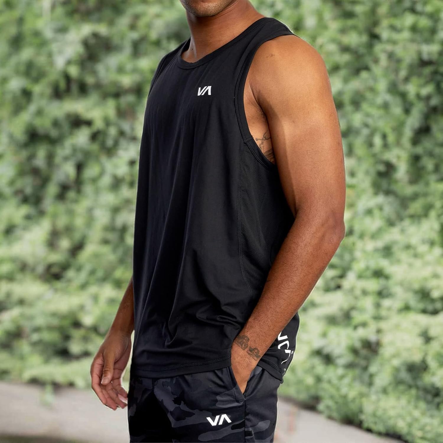 RVCA Mens Sport Vent Tank - Image 6