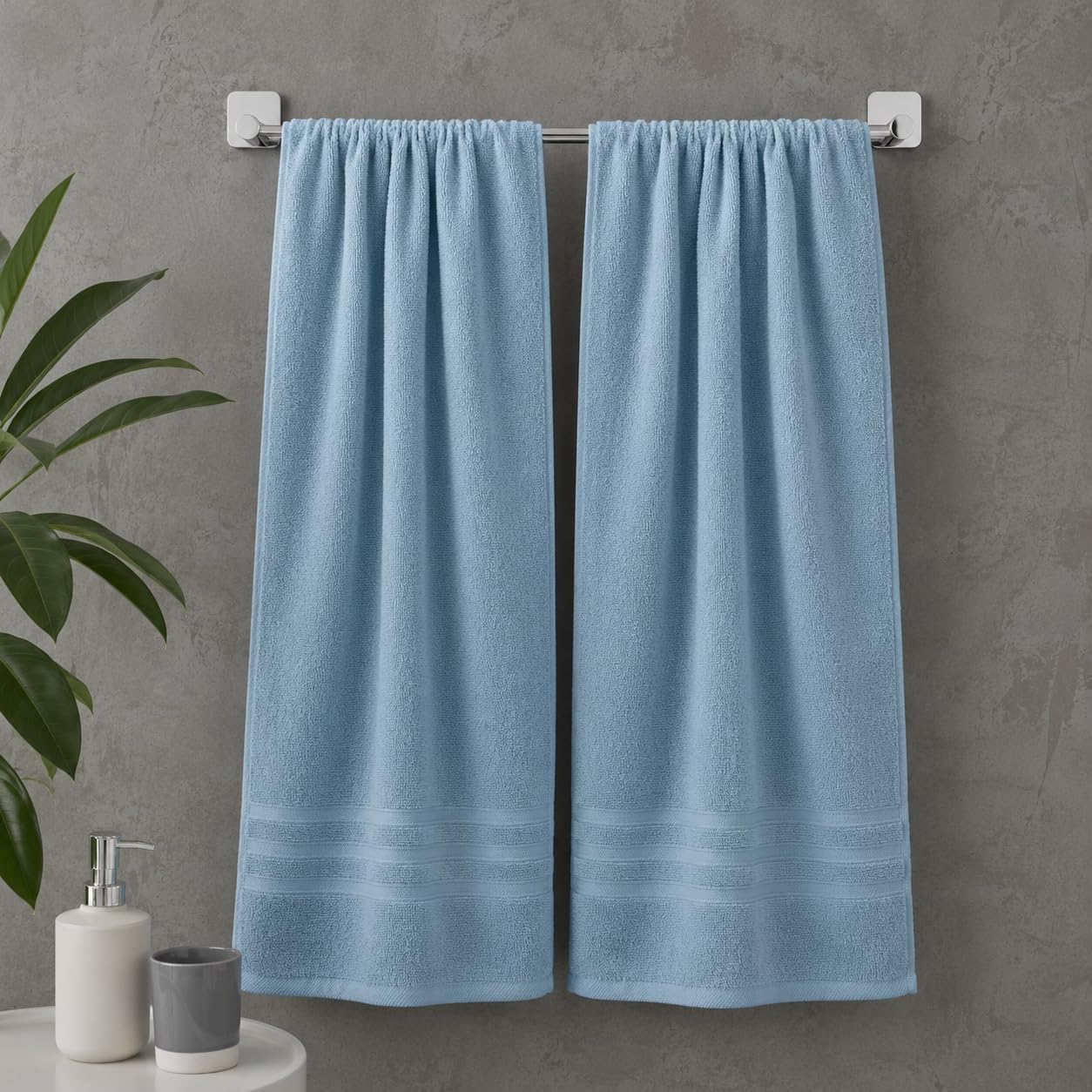 Zero Twist 100% Cotton Bath Sheet Pairs