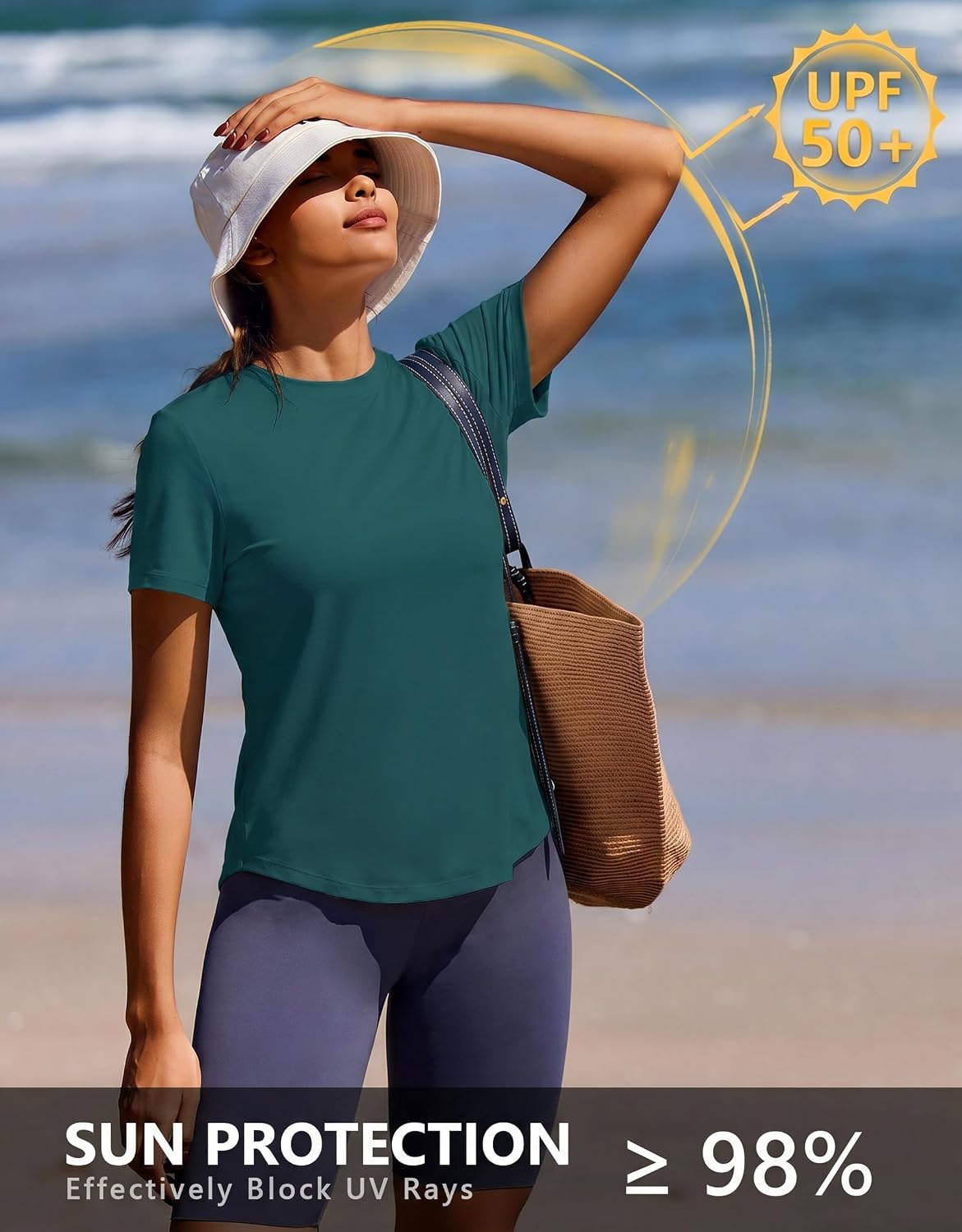  Soft Workout Tops for Women Short Sleeve Crewneck Basic Tee Shirts thumbnail