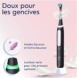 Oral-B iO 4 Brosse À Dents Électrique Noire, 1 Brossette, 1 Étui De Voyage - 3